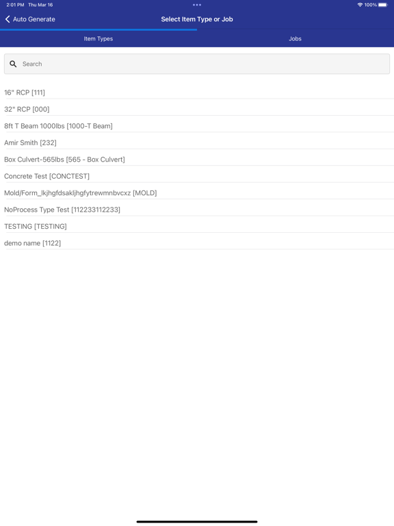 Idencia iPad  Screenshots